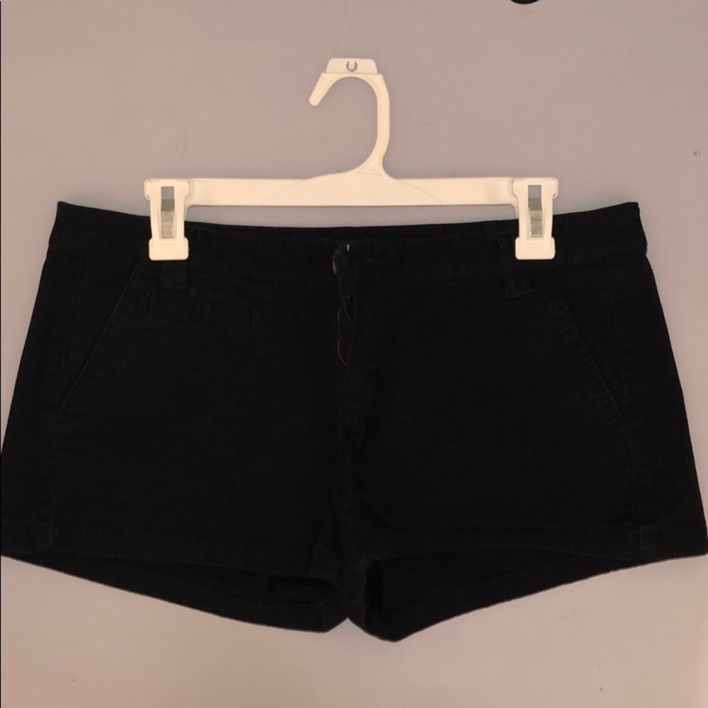 Express Black Chino Shorts